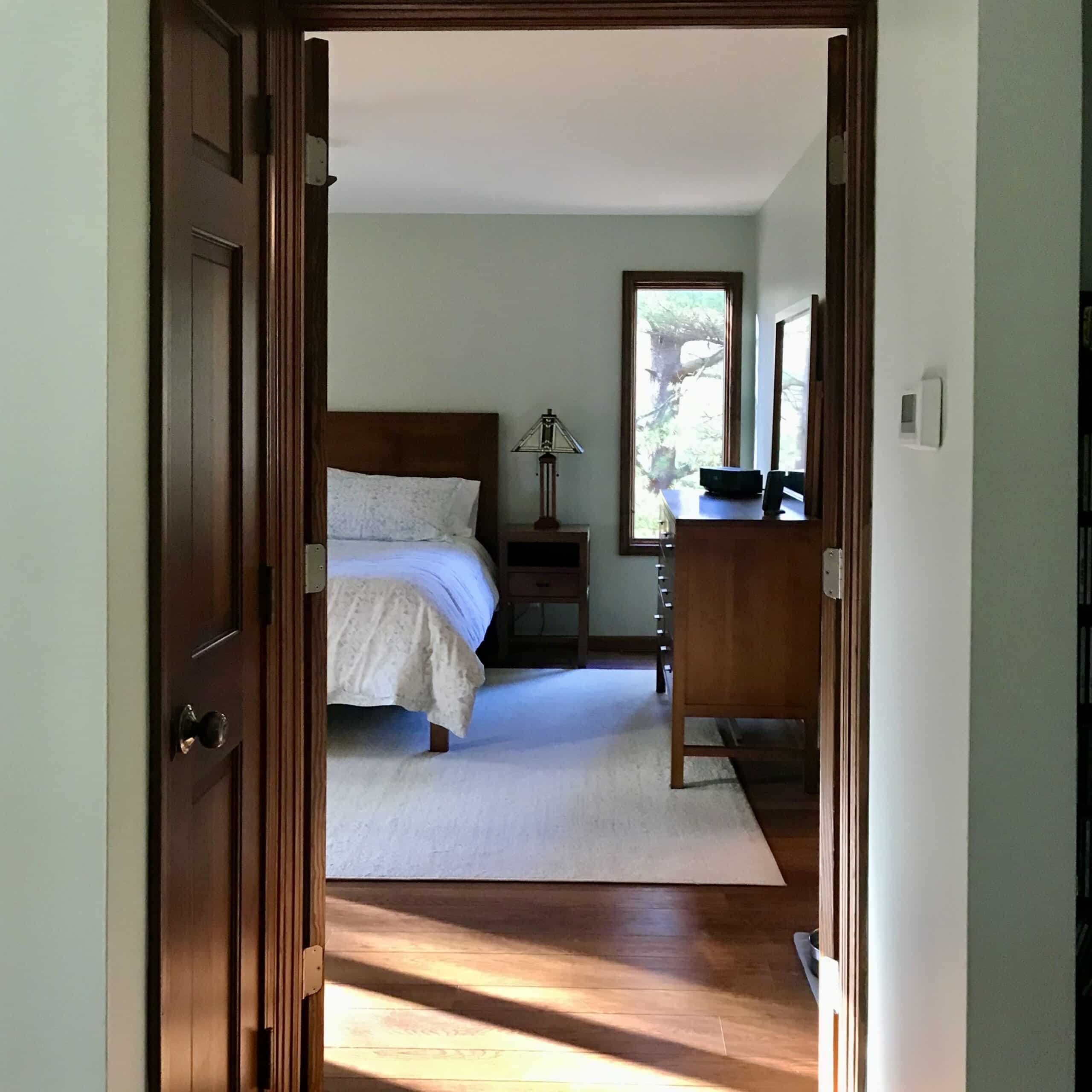 Master bedroom full home remodel door entry